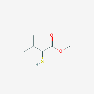molecular formula C6H12O2S B2946152 Methyl 3-methyl-2-sulfanylbutanoate CAS No. 67964-43-6