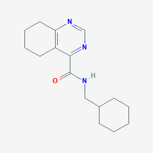molecular formula C16H23N3O B2946186 N-(Cyclohexylmethyl)-5,6,7,8-tetrahydroquinazoline-4-carboxamide CAS No. 2415623-68-4