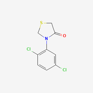 molecular formula C9H7Cl2NOS B2946224 3-(2,5-Dichlorophenyl)-1,3-thiazolidin-4-one CAS No. 109052-13-3
