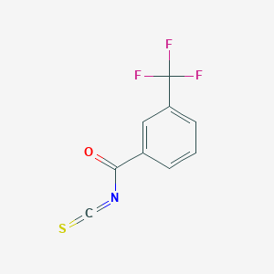 molecular formula C9H4F3NOS B2946381 3-(trifluoromethyl)benzoyl isothiocyanate CAS No. 100663-25-0