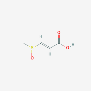 molecular formula C4H6O3S B2946445 (E)-3-(Methylsulfinyl)acrylic acid CAS No. 121949-97-1