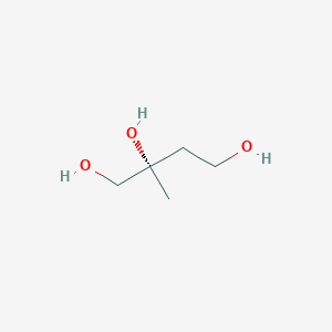 molecular formula C5H12O3 B2946449 (2S)-2-methylbutane-1,2,4-triol CAS No. 60299-29-8