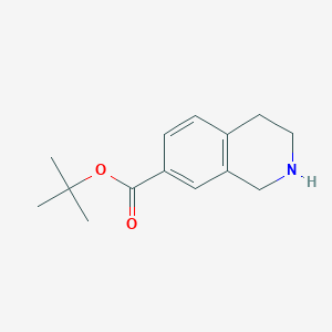 molecular formula C14H19NO2 B2946471 tert-Butyl 1,2,3,4-tetrahydroisoquinoline-7-carboxylate CAS No. 1547991-41-2
