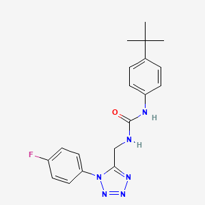 1-(4-(tert-butyl)phenyl)-3-((1-(4-fluorophenyl)-1H-tetrazol-5-yl)methyl)urea
