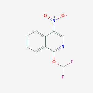 1-(Difluoromethoxy)-4-nitroisoquinoline