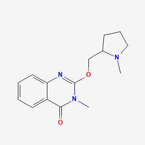 3-Methyl-2-[(1-methylpyrrolidin-2-yl)methoxy]-3,4-dihydroquinazolin-4-one