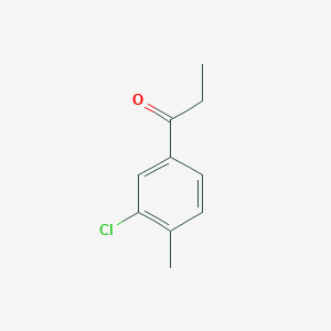 1-(3-Chloro-4-methylphenyl)propan-1-one