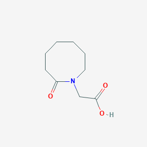 molecular formula C9H15NO3 B2946569 2-(2-Oxoazocan-1-yl)acetic acid CAS No. 1016699-66-3