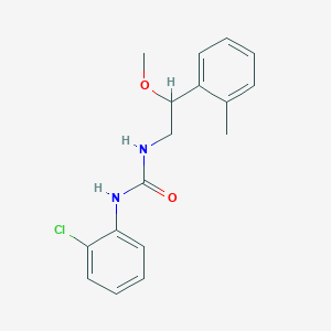 B2946733 1-(2-Chlorophenyl)-3-(2-methoxy-2-(o-tolyl)ethyl)urea CAS No. 1797893-19-6