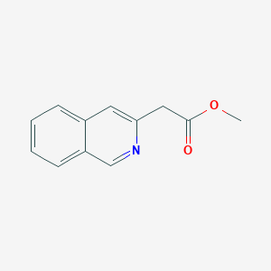 molecular formula C12H11NO2 B2946742 Methyl 2-(isoquinolin-3-YL)acetate CAS No. 1260801-69-1