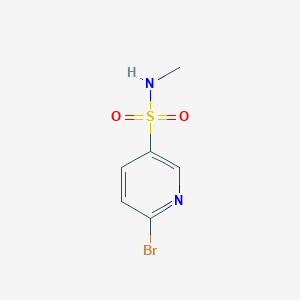 molecular formula C6H7BrN2O2S B2946846 6-Bromo-N-methylpyridine-3-sulfonamide CAS No. 1215943-03-5