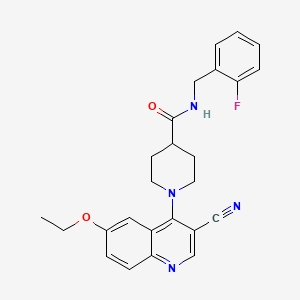 2-{4-[(ethylsulfonyl)amino]phenoxy}-N-(2-methoxyethyl)nicotinamide