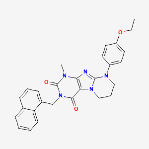 9-(4-ethoxyphenyl)-1-methyl-3-(naphthalen-1-ylmethyl)-7,8-dihydro-6H-purino[7,8-a]pyrimidine-2,4-dione