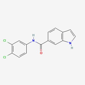 N-(3,4-dichlorophenyl)-1H-indole-6-carboxamide