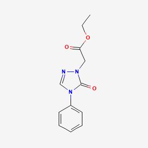 ethyl 2-(5-oxo-4-phenyl-4,5-dihydro-1H-1,2,4-triazol-1-yl)acetate