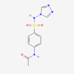 N-{4-[(4H-1,2,4-triazol-4-ylamino)sulfonyl]phenyl}acetamide