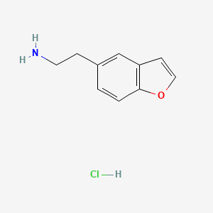 2-(1-Benzofuran-5-yl)ethanamine;hydrochloride