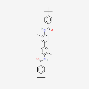 4-tert-butyl-N-[4-[4-[(4-tert-butylbenzoyl)amino]-3-methylphenyl]-2-methylphenyl]benzamide