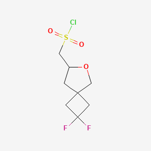 (2,2-Difluoro-6-oxaspiro[3.4]octan-7-yl)methanesulfonyl chloride