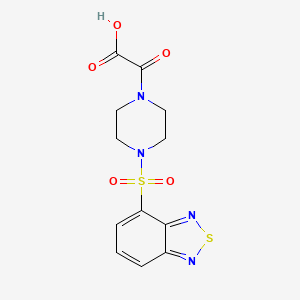 [4-(2,1,3-Benzothiadiazol-4-ylsulfonyl)piperazin-1-yl](oxo)acetic acid