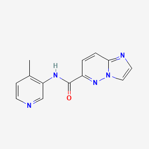 N-(4-methylpyridin-3-yl)imidazo[1,2-b]pyridazine-6-carboxamide