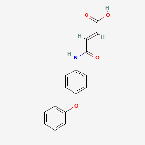 molecular formula C16H13NO4 B2947109 (2e)-3-[(4-Phenoxyphenyl)carbamoyl]prop-2-enoic acid CAS No. 929697-61-0