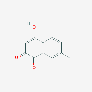 molecular formula C11H8O3 B2947133 1,4-Naphthalenedione, 2-hydroxy-7-methyl- CAS No. 58472-26-7