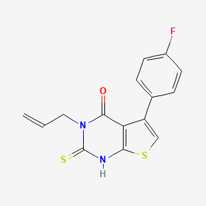 3-allyl-5-(4-fluorophenyl)-2-mercaptothieno[2,3-d]pyrimidin-4(3H)-one