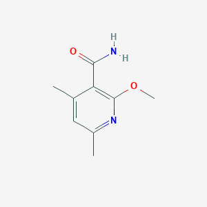 molecular formula C9H12N2O2 B2947224 2-Methoxy-4,6-dimethylpyridine-3-carboxamide CAS No. 309755-79-1