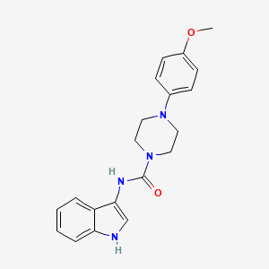 molecular formula C20H22N4O2 B2947247 N-(1H-indol-3-yl)-4-(4-methoxyphenyl)piperazine-1-carboxamide CAS No. 941926-79-0