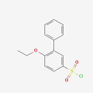 4-Ethoxy-3-phenylbenzene-1-sulfonyl chloride