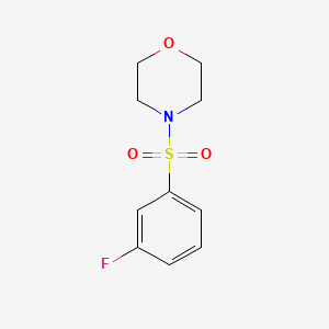 molecular formula C10H12FNO3S B2947266 4-(3-Fluorophenyl)sulfonylmorpholine CAS No. 1022375-47-8