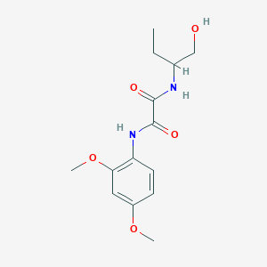 molecular formula C14H20N2O5 B2947269 N1-(2,4-dimethoxyphenyl)-N2-(1-hydroxybutan-2-yl)oxalamide CAS No. 920366-51-4