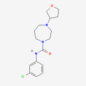 N-(3-chlorophenyl)-4-(tetrahydrofuran-3-yl)-1,4-diazepane-1-carboxamide