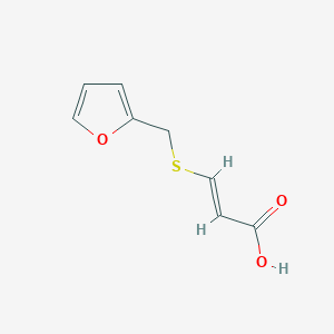 3-[(Furan-2-ylmethyl)sulfanyl]prop-2-enoic acid