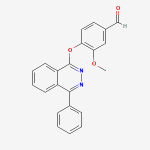 3-Methoxy-4-(4-phenylphthalazinyloxy)benzaldehyde