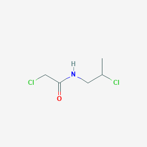 2-chloro-N-(2-chloropropyl)acetamide