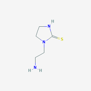 molecular formula C5H11N3S B2947315 1-(2-Aminoethyl)imidazolidine-2-thione CAS No. 40778-59-4
