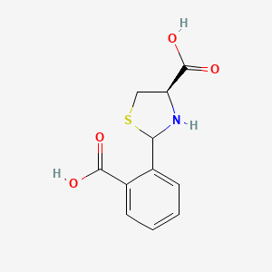 (4R)-2-(2-carboxyphenyl)-1,3-thiazolidine-4-carboxylic acid