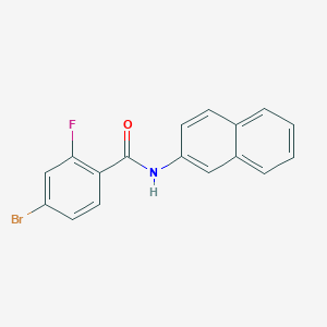 4-bromo-2-fluoro-N-(naphthalen-2-yl)benzamide