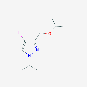 4-iodo-3-(isopropoxymethyl)-1-isopropyl-1H-pyrazole