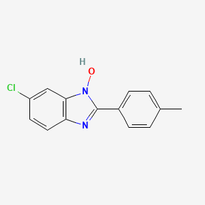6-chloro-2-(4-methylphenyl)-1H-1,3-benzimidazol-1-ol