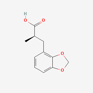(2R)-3-(1,3-Benzodioxol-4-yl)-2-methylpropanoic acid
