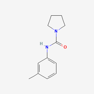 N-(3-methylphenyl)pyrrolidine-1-carboxamide