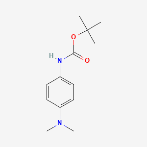 molecular formula C13H20N2O2 B2947373 Tert-butyl 4-(dimethylamino)phenylcarbamate CAS No. 290365-83-2