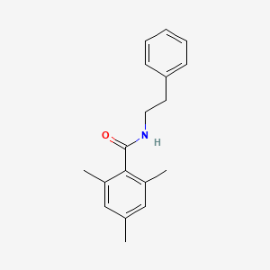molecular formula C18H21NO B2947388 2,4,6-三甲基-N-苯乙基苯甲酰胺 CAS No. 303122-42-1