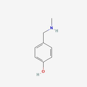 molecular formula C8H11NO B2947396 4-[(Methylamino)methyl]phenol CAS No. 63989-88-8; 78507-19-4