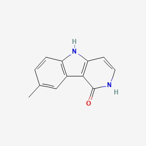 molecular formula C12H10N2O B2947440 8-methyl-1H,2H,5H-pyrido[4,3-b]indol-1-one CAS No. 158148-17-5