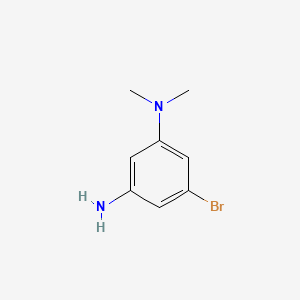 5-Bromo-3-N,3-N-dimethylbenzene-1,3-diamine