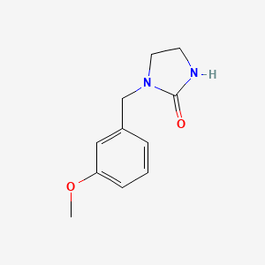 molecular formula C11H14N2O2 B2947560 1-(3-Methoxybenzyl)imidazolidin-2-one CAS No. 1140242-92-7